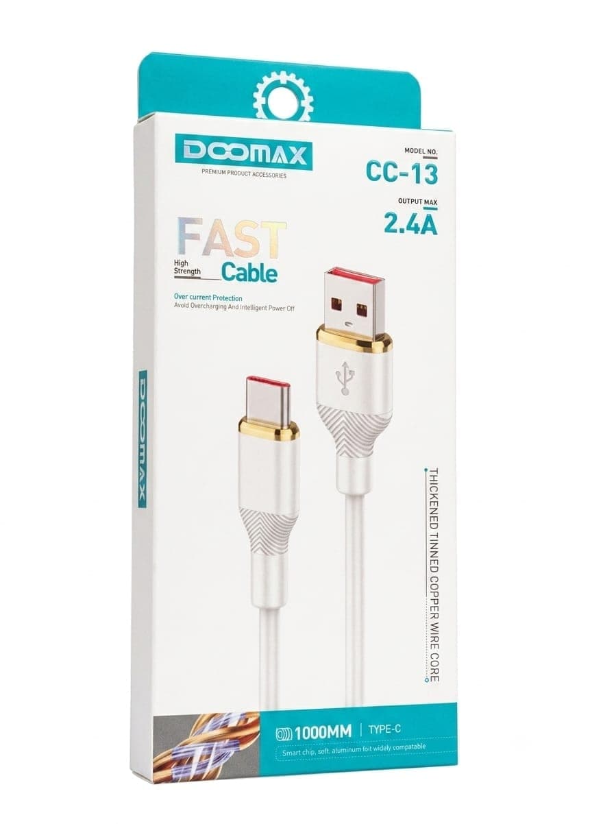 Doomax CC-13 fast charging and data cable (Model No. CC-13)